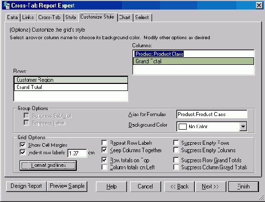 Подготовка отчетов в Crystal Reports
