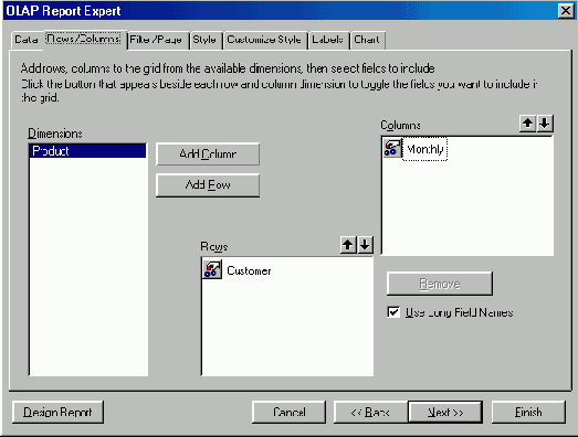 Подготовка отчетов в Crystal Reports