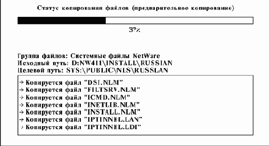 Руководство по инсталляции сервера NetWare 4.11