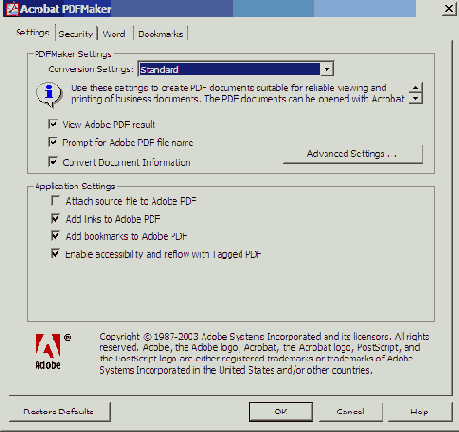   Adobe PDF   PDFMaker